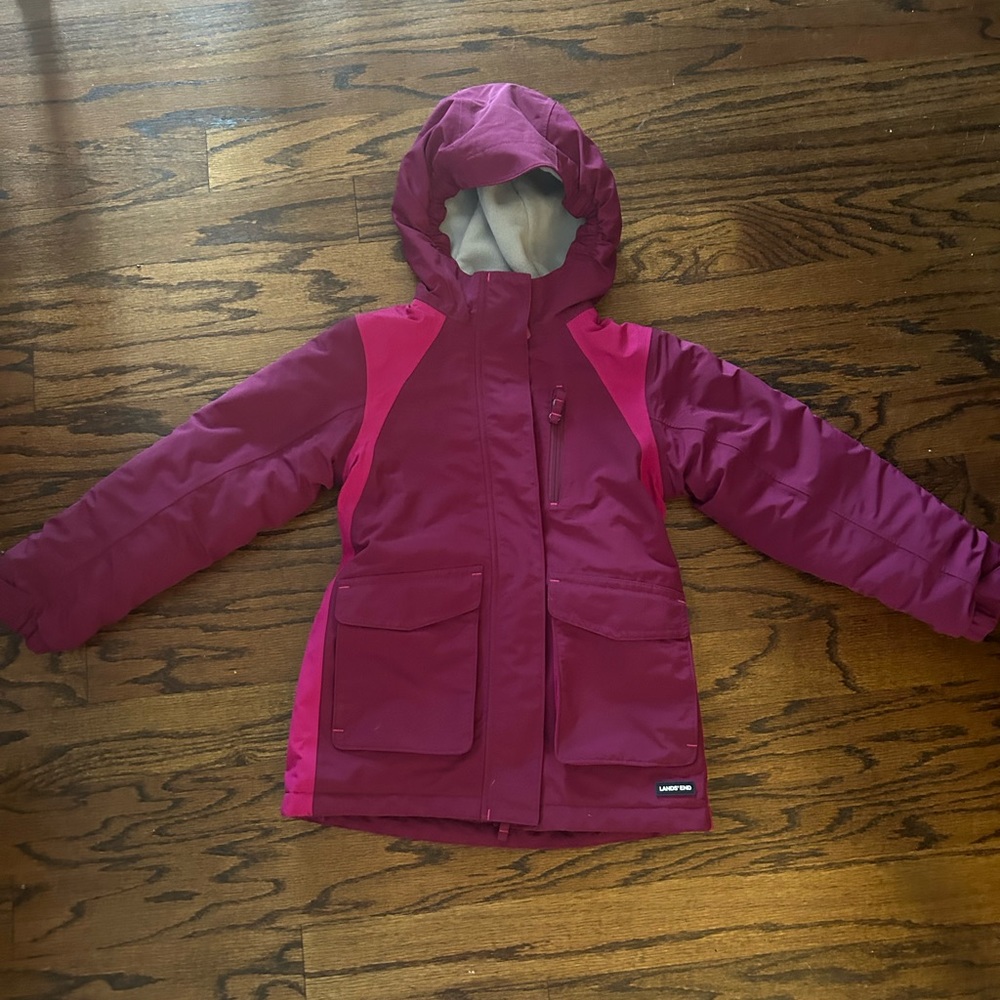 Lands End Kids Squall Waterproof Insulated Winter/Ski Jacket.